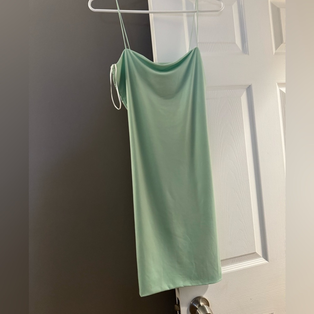 Mint green sage mini dress from Vici large